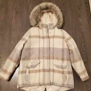GAP Plaid Winter Jacket (Women's Medium)